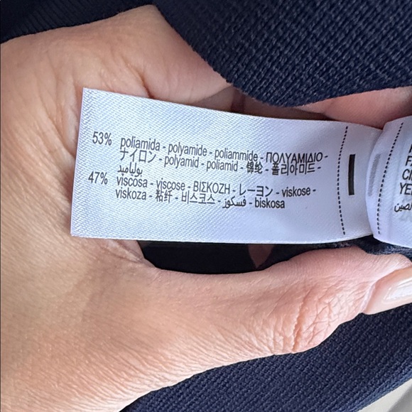 Blue Cardigan with Gold Buttons - Picture 6 of 6